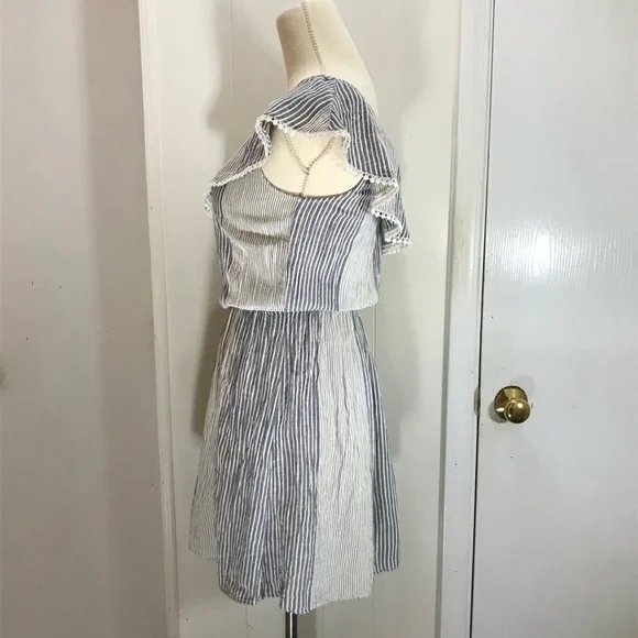 AEO ☀️One shoulder striped dress - Picture 8 of 13